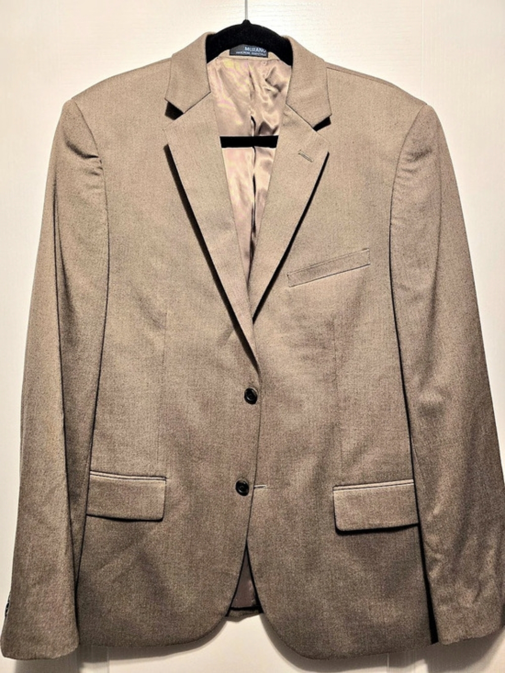 Murano Wardrobe Essentials Tan/ Lt. Brown Blazer Size 46R